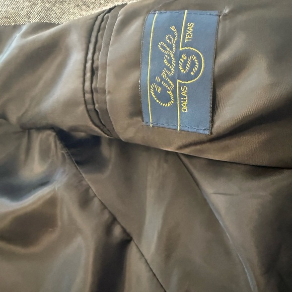 Circle S size 44R NWOT western/cowboy Vintage vibes gray blazer western accents - Picture 3 of 16